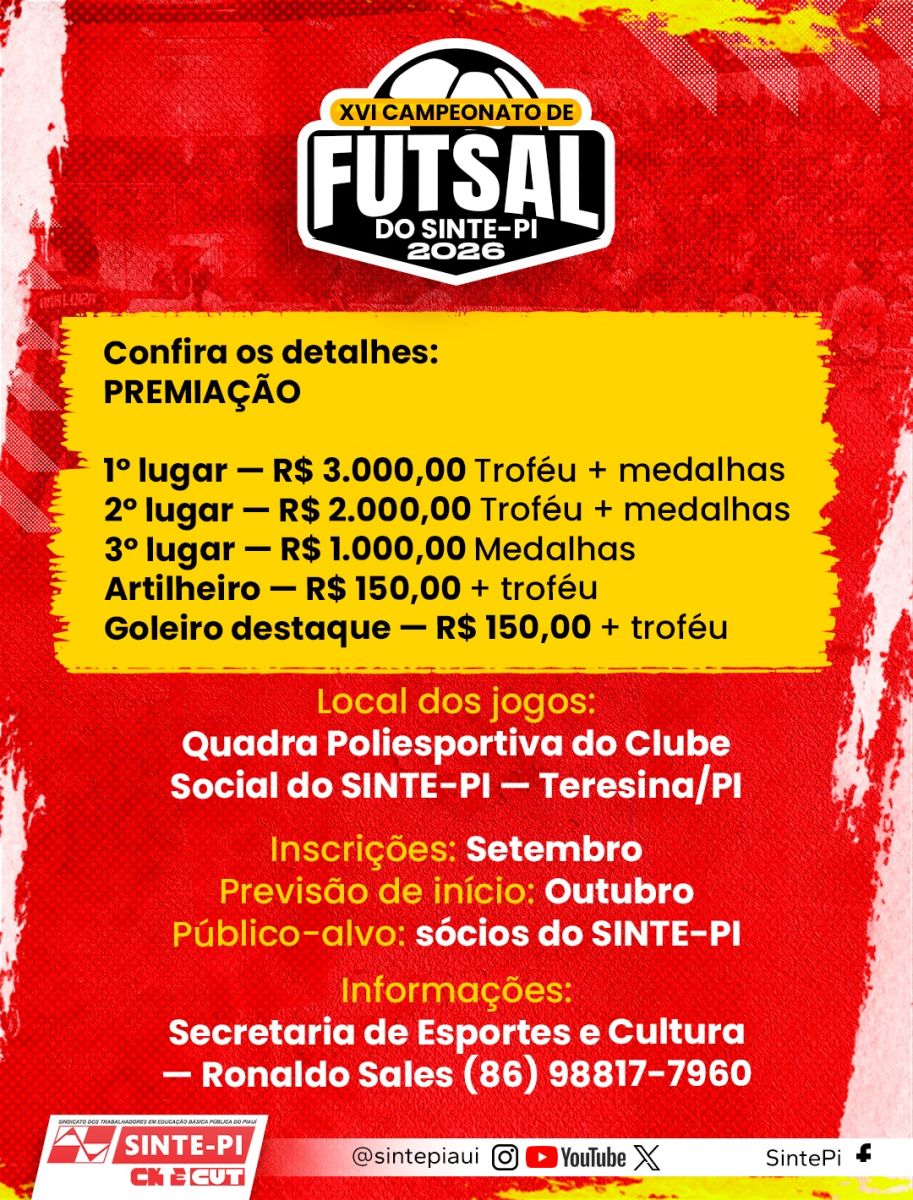Insrição e Informações