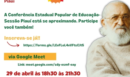 Abertura da Conferência Estadual Popular de Educação do Piauí 