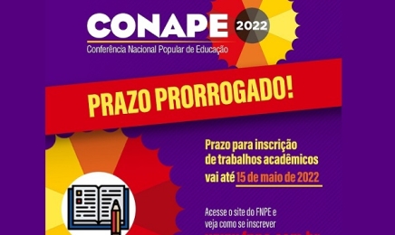 CONAPE 2022: prazo para envio de trabalhos acadêmicos é prorrogado para 15 de maio